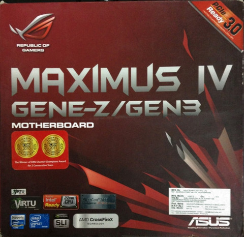 ASUS MAXIMUS IV GENE-Z LGA 1155Socket Micro-ATX Intel Z68