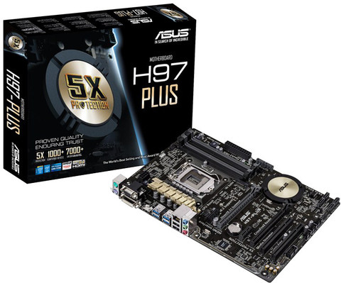 ASUS H97-PLUS LGA 1150Socket ATX Chipset DDR3 Motherboard - ASUS
