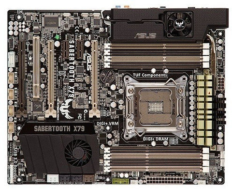 CPU付き　ASUS　SABERTOOTH X79　LGA2011 ASUS SABERTOOTH X79 LGA 2011Socket ATX Intel X79 Chipset DDR3