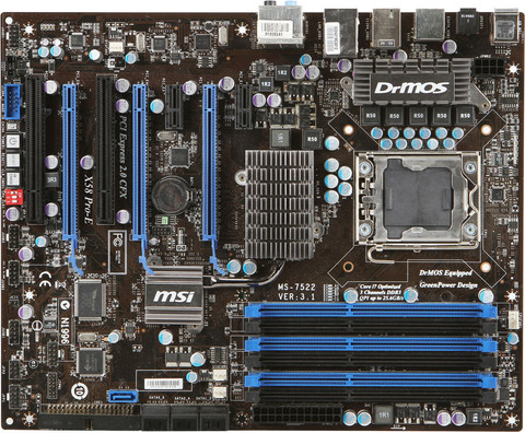 msi X58 Pro corei7 Office2019その他おまけ付 MSI X58 PRO-E LGA 1366Socket ATX Intel X58 Chipset DDR3