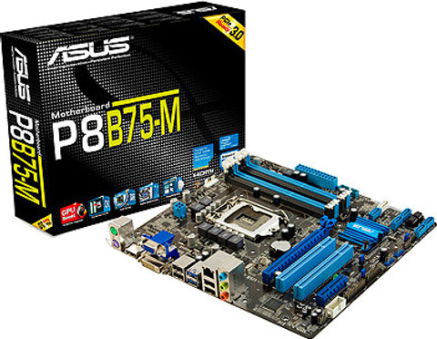 ASUS P8B75-M LGA 1155Socket Micro-ATX Intel B75 Chipset DDR3