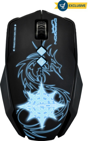 DRAGON WAR Chaos Wired Ambidextrous Gaming Mouse - DRAGON WAR ...