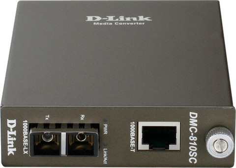 D-Link Dmc 810Sc - Media Converter - 1000Base-Lx, 1000Base-T - Rj