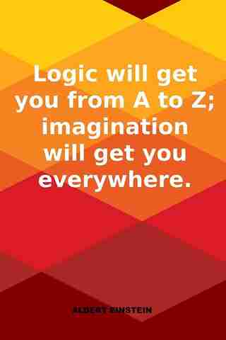 Logic Vs Imagination | Albert Einstein Quote Photographic Paper ...