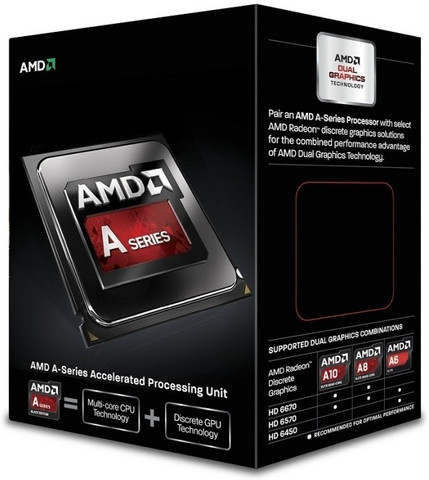 AMD A10-6800K Quad Core 4.1 GHz FM2 Socket 4 Cores Desktop
