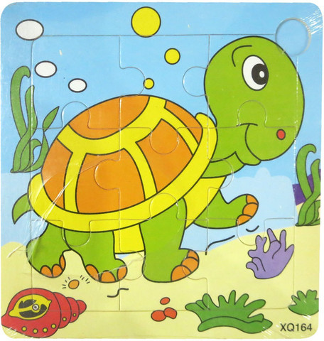 DCS Wooden Toties Animal Puzzle for Kids - Wooden Toties Animal