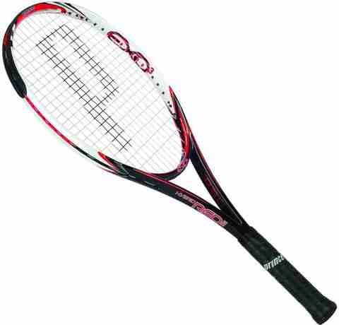 PRINCE Exo3 Hybrid Red 102 Red, White, Black Strung Tennis Racquet ...