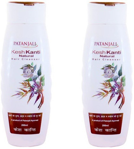 PATANJALI Kesh Kanti Natural Hair Shampoo 200 ml Pack of 2 - Price