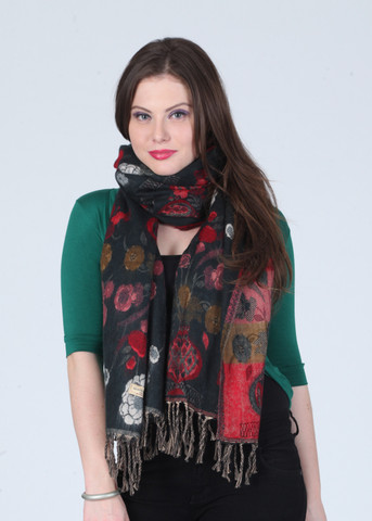 monte carlo pure wool shawl