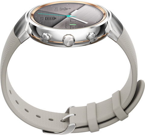 Asus Zenwatch3 Silver with Beige Rubber Strap Price in India - Buy