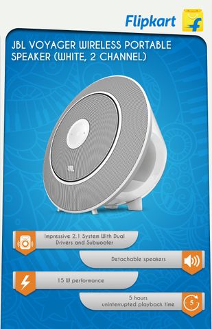 JBL Voyager ワイヤレススピーカー Buy JBL Voyager Wireless Portable Speaker Online from Flipkart.com