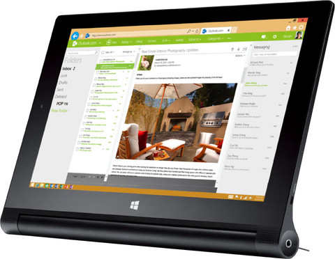 Lenovo Yoga 2 Windows Tablet 10.1 inch with Built-in Keyboard