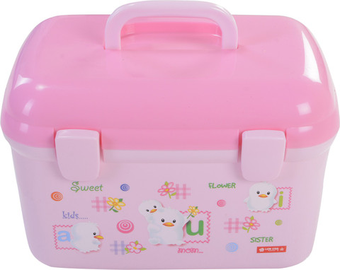 KIDZVILLA Baby VB18000 Pink Color Multi Purpose Vanity Box Price