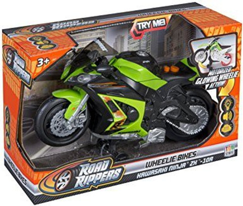 Toy State Road Rippers Wheelie Bikes Kawasaki Ninja Zx-10R Light
