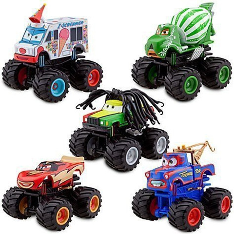 DISNEY Deluxe Monster Truck Mater Set - Deluxe Monster Truck Mater