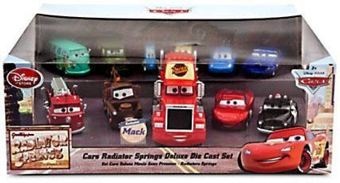 DISNEY Cars 1:43 Diecast Car 11-Pack Radiator Springs Deluxe Set