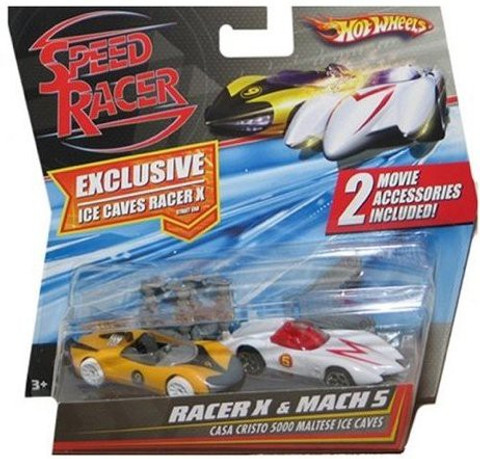 Speed Racer 164 Hot Wheels Car 2Pack Racer X & Mach 5 - 164 Hot