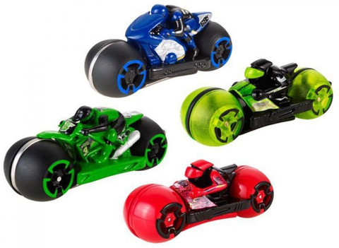 HOT WHEELS TEAM RED Moto Track Stars High Speed Motorcycle (BDN36
