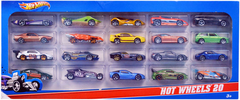 HOT WHEELS Pack of 20 Cars - Pack of 20 Cars . shop for HOT WHEELS