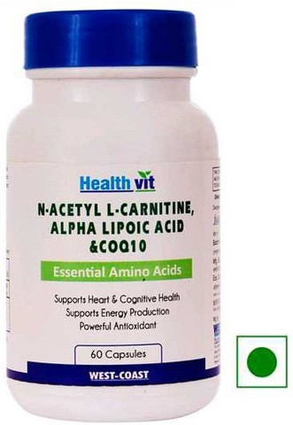 HealthVit N-Acetyl L-Carnitine Alpha Lipoic Acid & Coq10 Price in India - Buy HealthVit N-Acetyl L-Carnitine Alpha Lipoic Acid & Coq10 online at Flipkart.com HealthVit N-Acetyl L-Carnitine Alpha Lipoic Acid & Coq10 Price in India - Buy HealthVit N-Acetyl L-Carnitine Alpha Lipoic Acid & Coq10 online at Flipkart.com