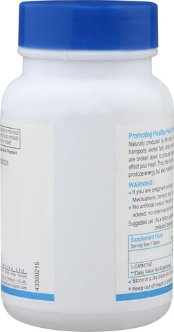 HealthVit La-Carnit L-Carnitine 250 mg 60 Tablets Price in India - Buy  HealthVit La-Carnit L-Carnitine 250 mg 60 Tablets online at Flipkart.com