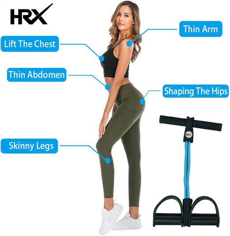 HRX 4Rope Tummy Trimmer Ab Exerciser for Men & Women Waist