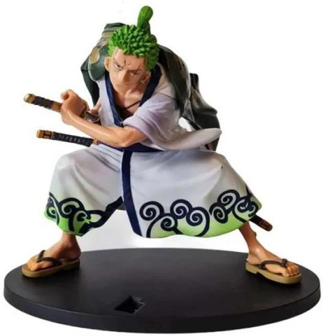 AZYASCO One Piece Roronoa Zoro Wano Country Action Figure PVC