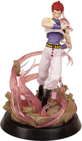 OFFO Hunter x Hunter Hisoka 2 Heads Action Figure for Home Decors