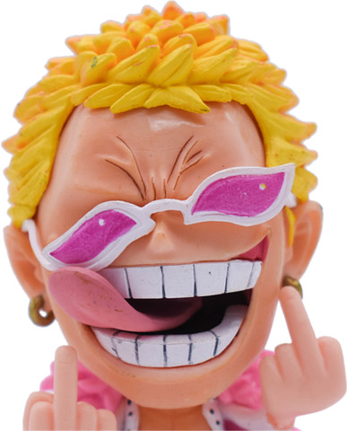 Mubco One Piece Doflamingo Funning Face Action Figure Anime