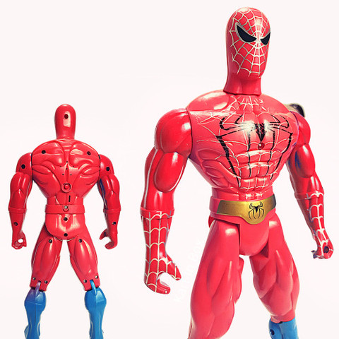 Kart In Box Superman, Spiderman, Batman Action Figures (Set of 3