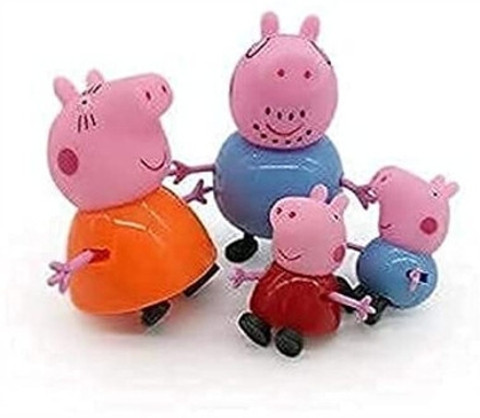 papas パパス 4点　tweety Just97 Peppa Pig Family Set of 4, Peppa Pig, George, Daddy Pig