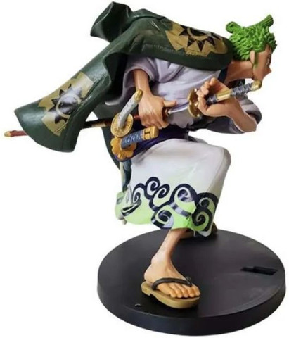 AZYASCO One Piece Roronoa Zoro Wano Country Action Figure PVC