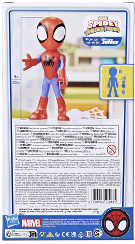 MARVEL Spidey and His Amazing Friends Supersized Spidey 9-Inch