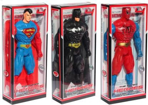 Wild Panda Spiderman Superman Batman Super Hero Action Figure toys