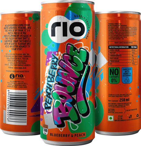Rio Blue Berry & Peach Soft Drink Price in India - Buy Rio Blue