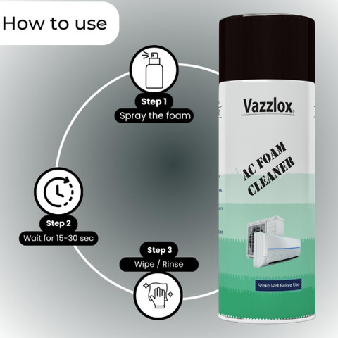 VAZZLOX AC Foam Cleaner-Breathe Fresh with Effortless Air