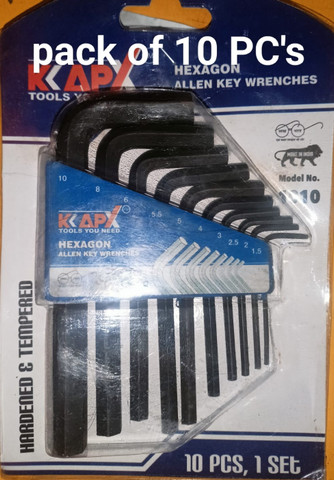 KAPX 1010 Allen Key Set Price in India - Buy KAPX 1010 Allen Key