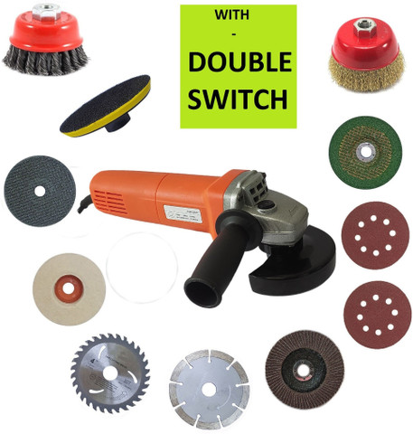 Inditrust new 1100W Double Switch Angle Grinder Machine With 11pc