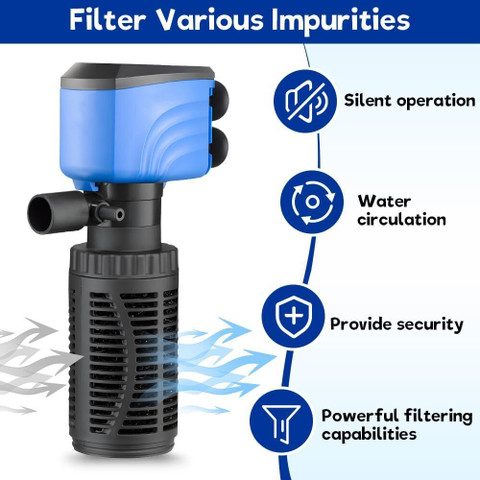 XINXIU Aquarium Filter for Clean Water, Air Pump Water Aquarium