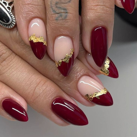 The NailzStation Glitter Designer Acrylic Fake Artificial Press on