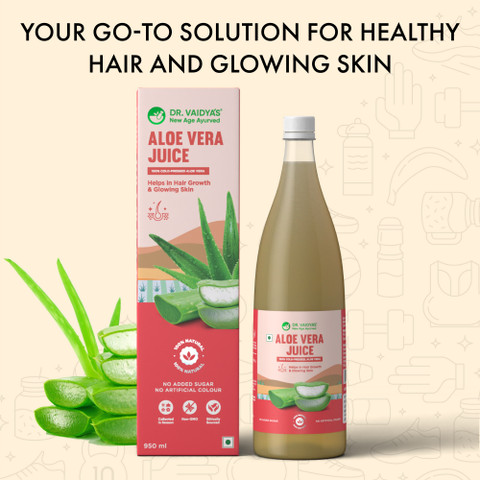 DR. VAIDYA'S Aloe Vera Juice | No Artificial Colours | Helps Hair Growth &  Glowing Skin Price in India - Buy DR. VAIDYA'S Aloe Vera Juice | No  Artificial Colours | Helps