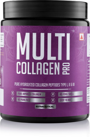 MANGO HERBS MULTI COLLAGEN PRO-Type I, II & III Hydrolyzed Peptides-strong  Joint,Hair & skin Price in India