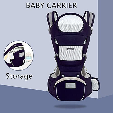 Zibuyu Ergonomic 6 in 1 Baby Carrier Wrap with 360 All Position