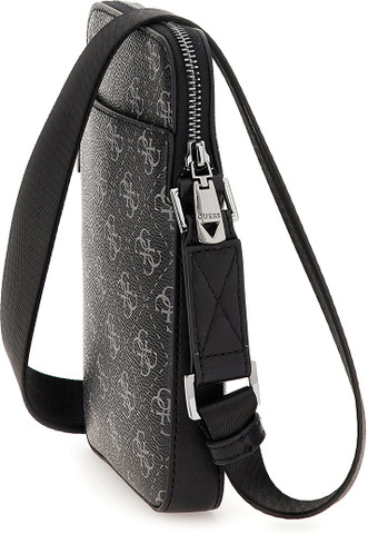 Flipkart.com | GUESS Men Black Printed Crossbody Bag with Zip 