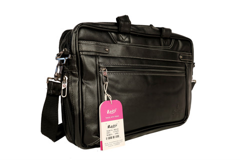 Flipkart.com | Armaan ZEDS'S PREMIUM LEATHERLITE BLACK LAPTOP BAG