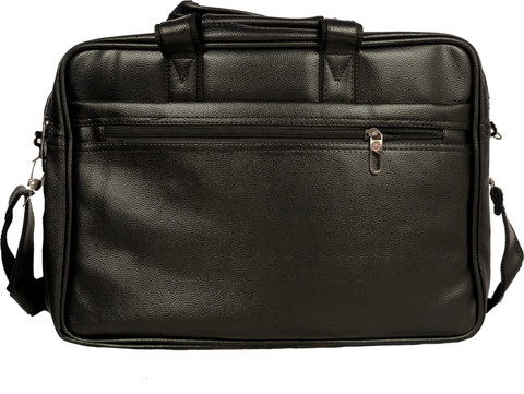 Flipkart.com | Armaan ZEDS'S PREMIUM LEATHERLITE BLACK LAPTOP BAG