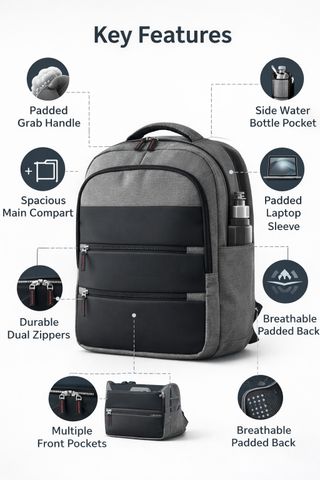 backpack vs laptop bag college abshoo Big Student For Women Middle High School Teen Girls Bookbag Travel Daypack (Black) as well as for work trips out of the house. P C Stylish Office Laptop