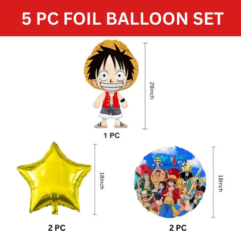 Flipkart.com | Bash N Splash Printed One Piece Theme Foil Balloon