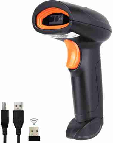 Scan Qr Code Indicator Helett HT20 Wireless Barcode Scanner 1D&2D QR Code 2in1 Wireless and ...