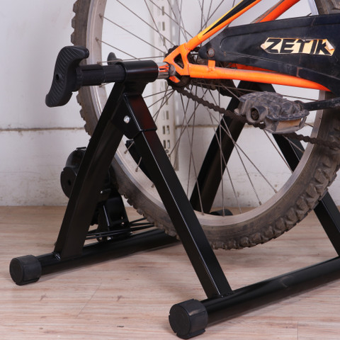 best bicycle stationary stand Alpcour Bike Trainer for Indoor Riding Portable Foldable Magnetic Stainless Steel Indoor Trainer, Noise Reduction, 6 Resistance Settings & Bag Exercise for Road & Mountain Bikes The Alpcour Indoor Bike Trainer Stand is a must Bike Trainer, Magnetic Bicycle Stationary